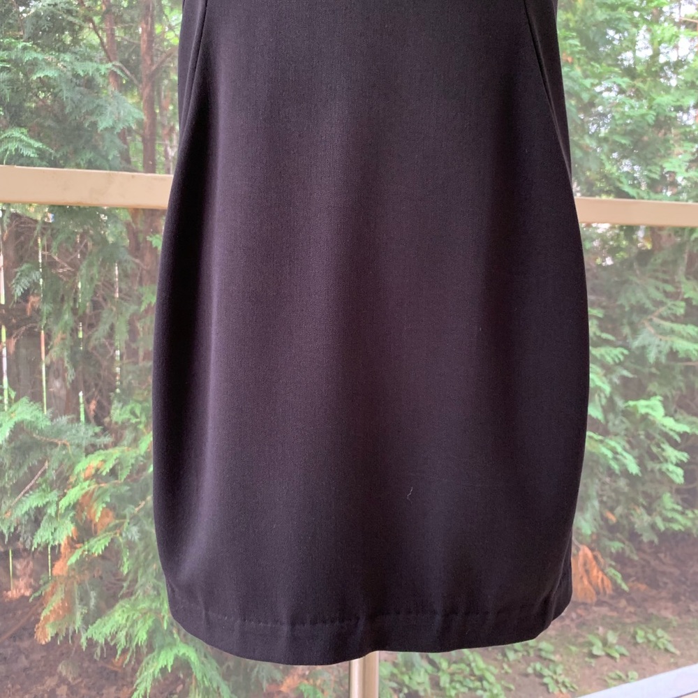 Elegant Black Sleeveless Dress - Picture 7 of 8